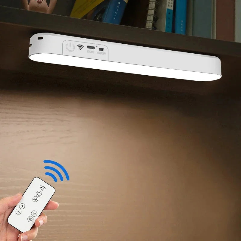 Magnetic LED Night Light Desk Lamp USB Rechargeable Dimming Table Lamp Computer Study Office Reading Stand Light for Bedroom