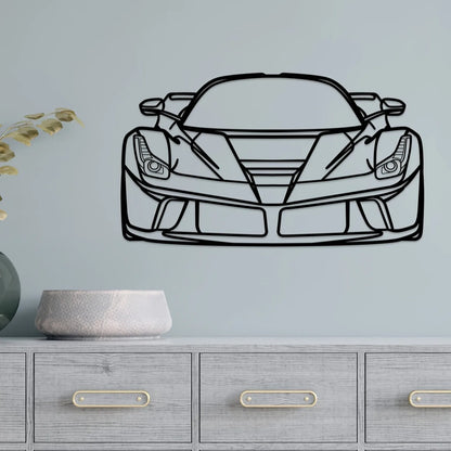 HelloYoung Metal Racing Car Wall Art Durable Sports Decor for Kids Room
