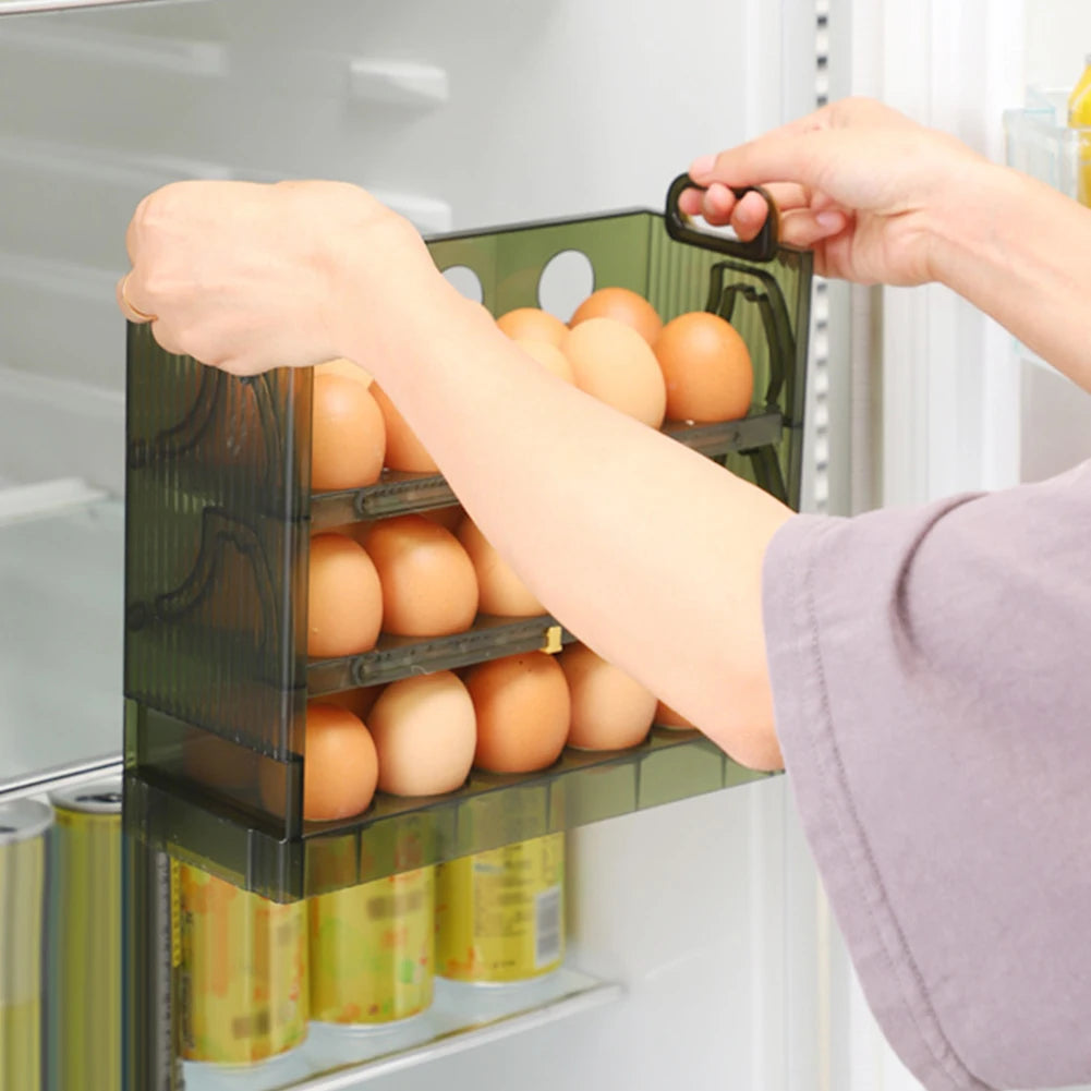 Egg Storage Box Storage Organizer Egg Storage Tray For Kitchen Kitchen Accessories