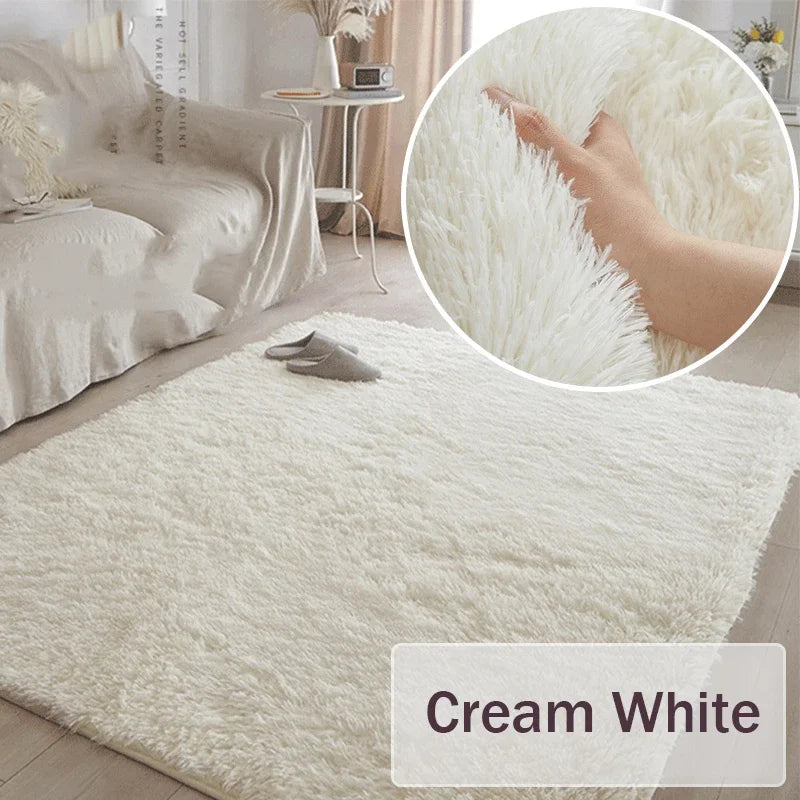Clearance_VIKAMA Fall and Winter Tie-dye Shaggy Carpet Home Living Room Bedroom Sofa Cushion Coffee Table Cushion Bedside Rug Ca