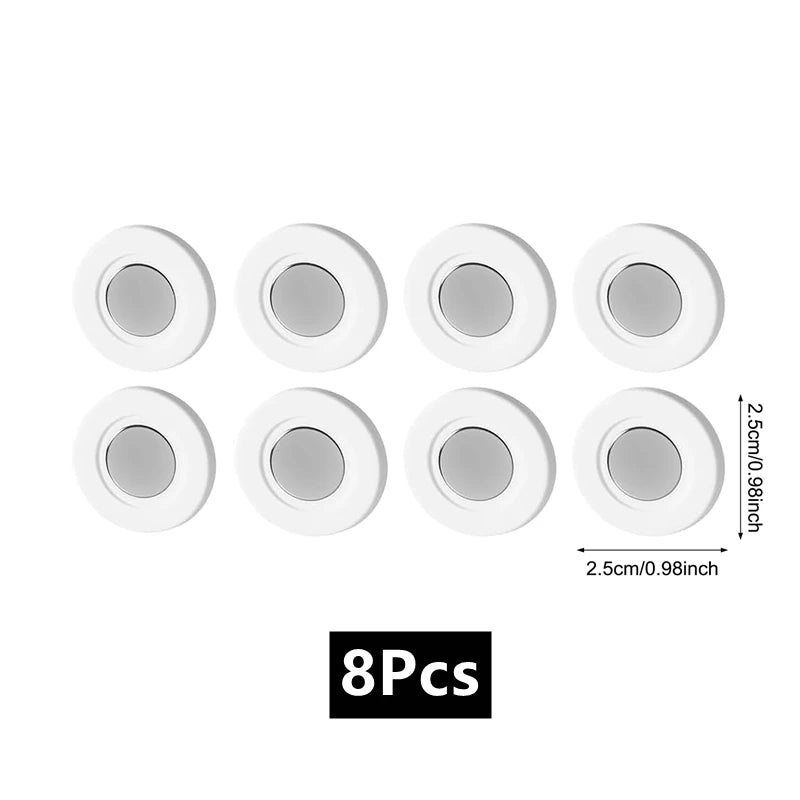 3/6/12Pcs Strong Magnetic Remote Control Holder Wall Mount Adhesive TV/Air Conditioner Remote Control Holder For Home Office