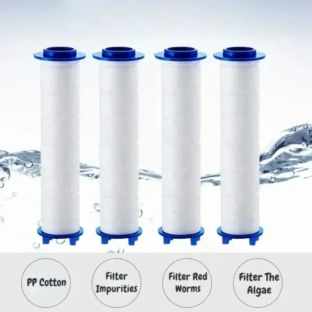 5Pcs Set Shower Head Replacement PP Cotton Filter Water Purification Bathroom Accessories for Universal Shower Water Cleaning