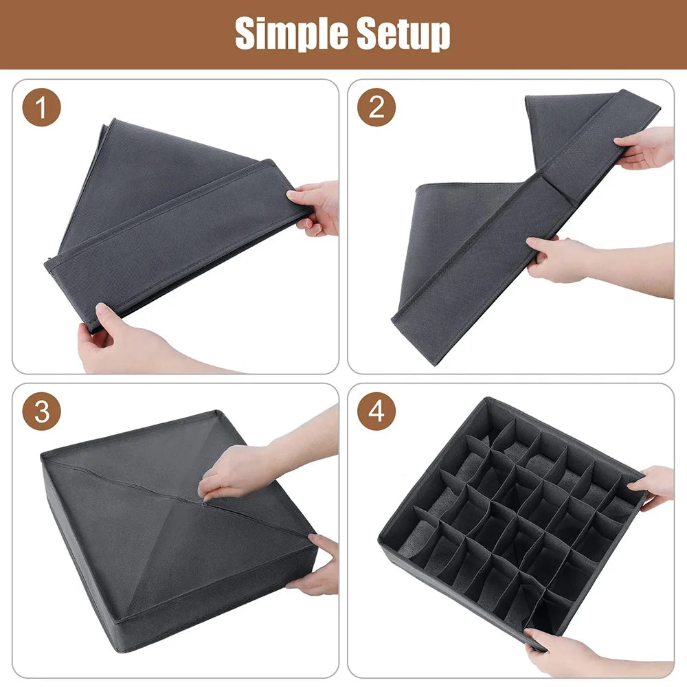 Underwear Bra Socks Storage Box Cabinet Drawer Organizer Socks Scarf Underwear Organizer Box Wardrobe Clothing Storage Organizer