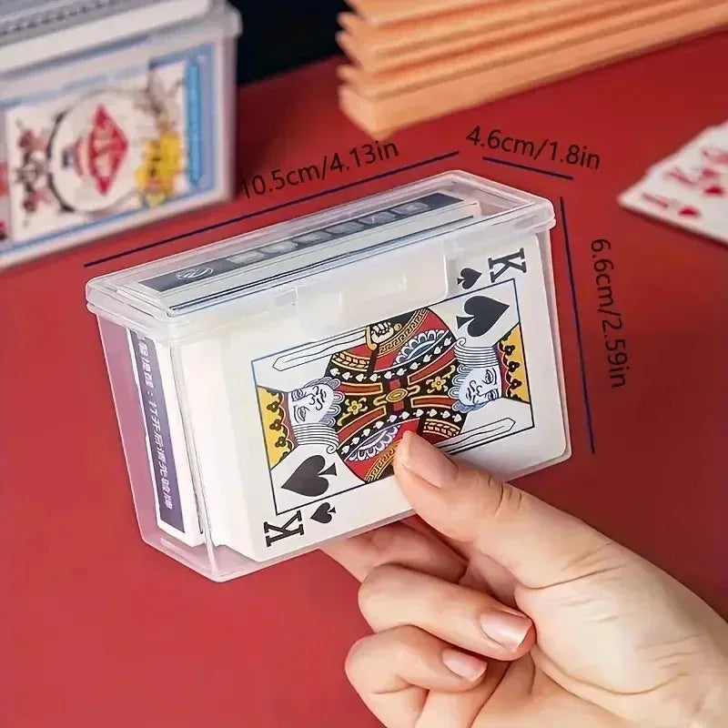 1Pcs Plastic Clear Storage Box Multipurpose For Game Card Rectangular Business Card Credit Card Holder Case Organizer