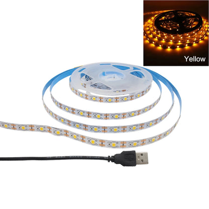 5V Black USB LED Strip Light SMD 2835 Warm White Red Yellow Blue Flexible Lighting Ribbon TV Background Tape Home Decor Lamp