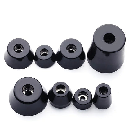 8pcs Rubber Shock Absorbing Feet, Anti-Vibration Pads for Furniture,Speaker,Washing Machine,Non-Slip Floor Protector with Gasket