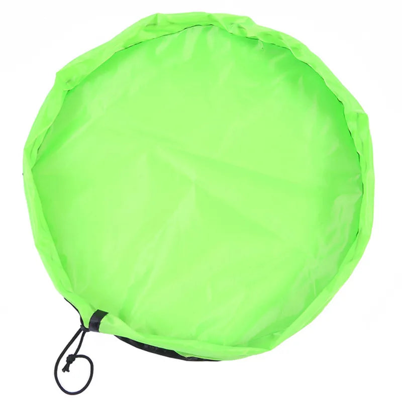 Multifunction Portable Kids Toys Quick Storage Organizer Bags Outdoor Toy Cushion