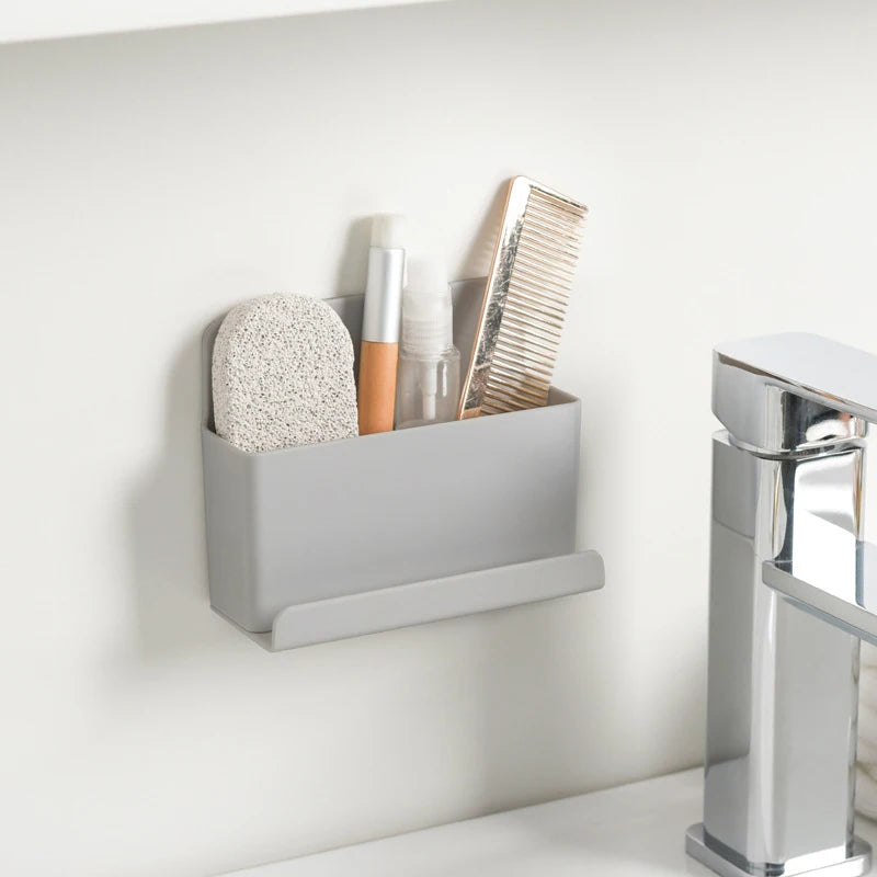 Room Organizer Wall Shelf  Key Sundries Storage Rack Remote Holder No Punching Key Sundries Classic Multi-function Organizer 선반