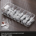 1PC Data Cable Storage Box Charging Cable Mobile Phone Charger Desktop Organizer Cable Management Tool with Cover Dustproof Box