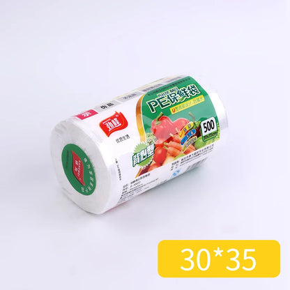 Food Fresh-keeping Bags, Tear-up Supermarket Roll-up Bags, Kitchen Hand-held Plastic Bags To Keep Fresh