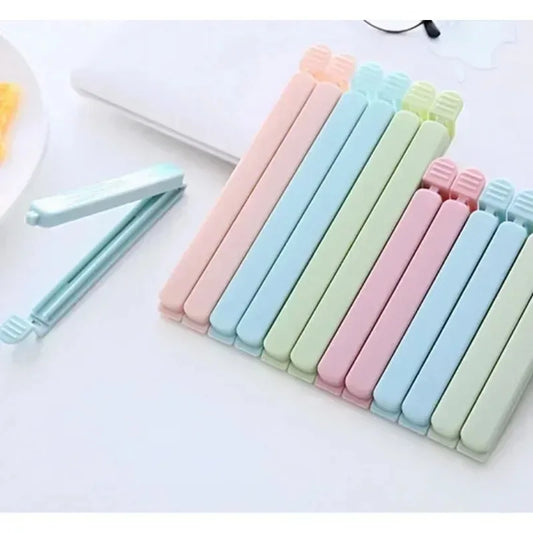 Bag Clips Food Snack Sealing Clip12/15.5cm Portable Kitchen Storage Accessories Tool Elastic Buckle Package Bag Clamp