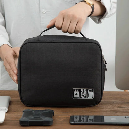 Travel Electronic Digital Storage Bag, Multifunctional High-capacity Earphones, Data Cable Protective Case, Dust Bag Travel Elec