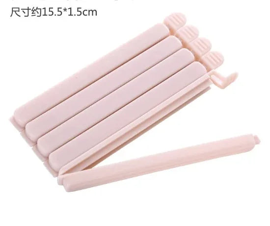 Bag Clips Food Snack Sealing Clip12/15.5cm Portable Kitchen Storage Accessories Tool Elastic Buckle Package Bag Clamp