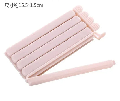 Bag Clips Food Snack Sealing Clip12/15.5cm Portable Kitchen Storage Accessories Tool Elastic Buckle Package Bag Clamp