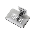 1PC Transparent Drain Soap Holder No Punch Paste Wall Mounted Shower Toilet Suitable For Plastic Storage Box