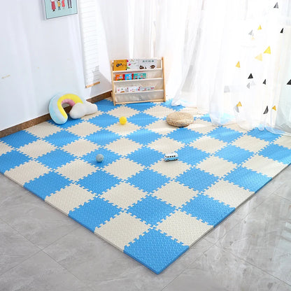 16PCS 30x30cm EVA Puzzle Mat – Thick Baby Play Mat for Kids, Non-Slip & Waterproof Crawling Floor Tiles, Interlocking Foam Rug