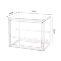 1pc Three Layer Acrylic Display Rack Transparent Ladder Handmade Anime Car Model Blind Box Storage Box Jewelry Sorting Box