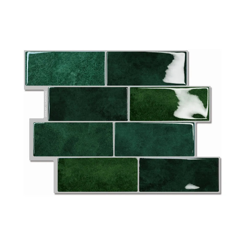 1Pcs New Self-adhesive 3D Wall Tile PVC DIY Wall Sticker Multifunction Waterproof Peel and Stick Wallpaper Home Decor