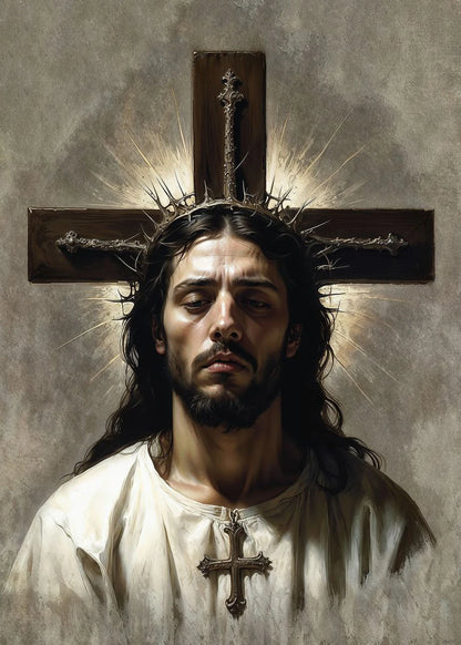 Retro Religion Jesus Walking On Water Lost Lamb Classic Posters Prints Canvas Painting Wall Art Picture Living Room Home Decor