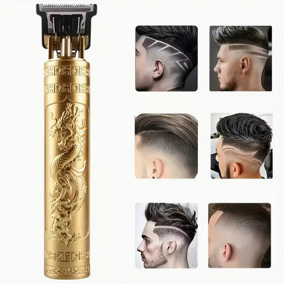 2024 New Vintage T9 Hair Cutting Machine Men's Electric Shaver
