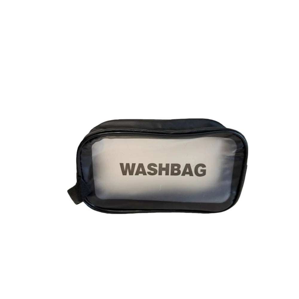 Large Capacity Dust Proof Make Up Storage Handbags Portable Cosmetic Wash Bag PVC Fashion Transparent Travel Bags