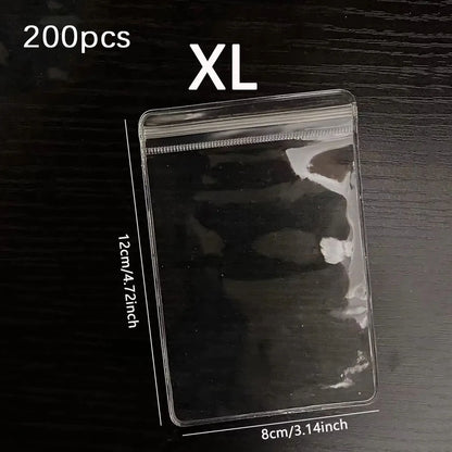 Clear Earring Bags Waterproof Bags Thickened Reusable Storage Pouch for Jewelry Rings Necklace Bracelet