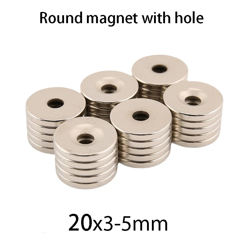 10/20/30pcs with countersunk 20x3-5mm discs for scientific, laboratory, and industrial use, kitchen decoration-portable magnets