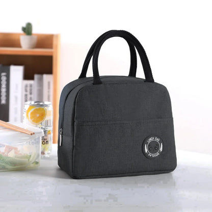 Cation Series Tropical Waterproof Insulation Lunch Box Bag Hand-Held Bento Bag with Thickened Ice Pack for Wholesale