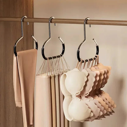 Circle Ring Hat Hanger 8 Hats Display Rack Baseball Cap Organizer Scarf Towel Tie Storage Holder for Closet Bedroom Saving Space