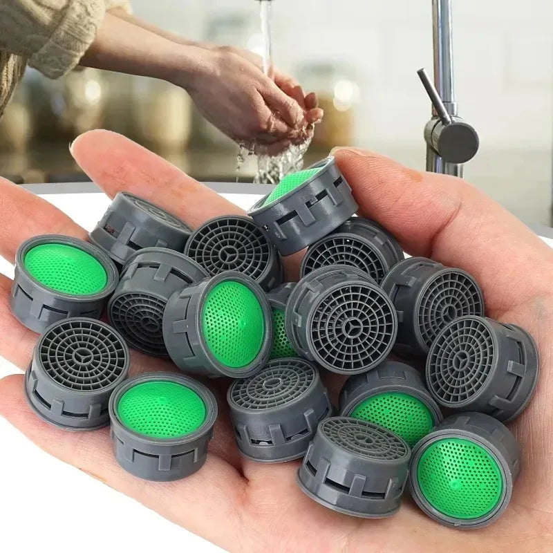 10PCS Basin Tap Filter-Tap Aerator- Faucet Plastic Insert Replacement Nozzle Filter - Faucet Flow Restrictor Replacement Parts