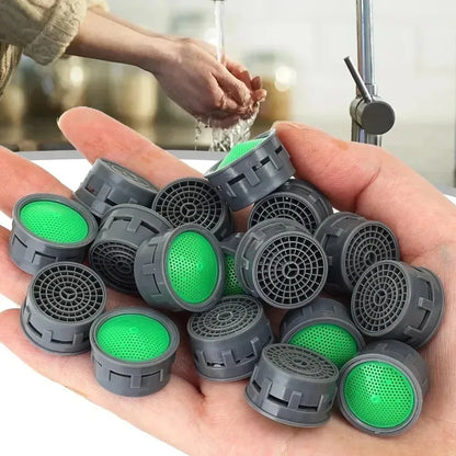 10PCS Basin Tap Filter-Tap Aerator- Faucet Plastic Insert Replacement Nozzle Filter - Faucet Flow Restrictor Replacement Parts