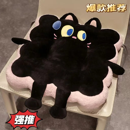 Comfy Cartoon Toast-Shaped Seat & Back Cushion – Washable Anti-Fatigue Pillow for Home/Office/Car (Perfect Gift for Christmas）