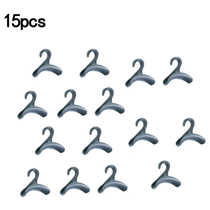 5pcs/set Arch Coat Rack Hook Bag Holder PP Material for Home Closet Storage Hat Scarf Shawl Purse Handbag Organizer Hooks