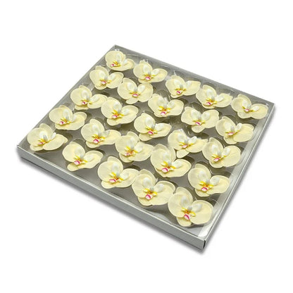 High QualityButterfly Orchid Head Phalaenopsis Artificial Flower Wedding Bouquet DIY Gift Box Party Home Decor  Fragrant Flower