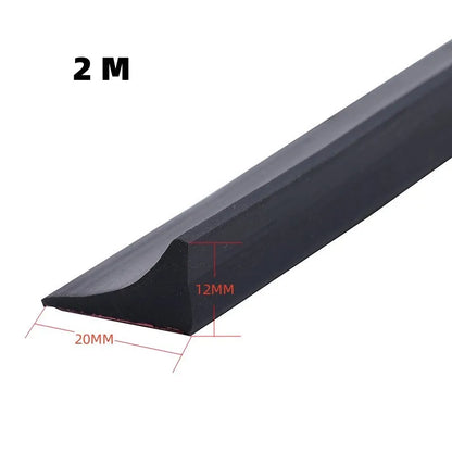 New Silicone Bathroom Water Stopper Dry Wet Separation Sealing Strips Self-adhesive Shower Drain Splash Prevention Water Dam