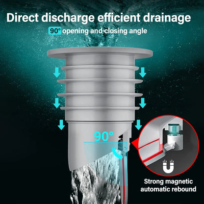 70-75mm Silicone Drains Kitchen Sink Plug Sewer Pipe Sealing Ring Water Plug Floor Drain Shower Stopper Bathroom Accessories