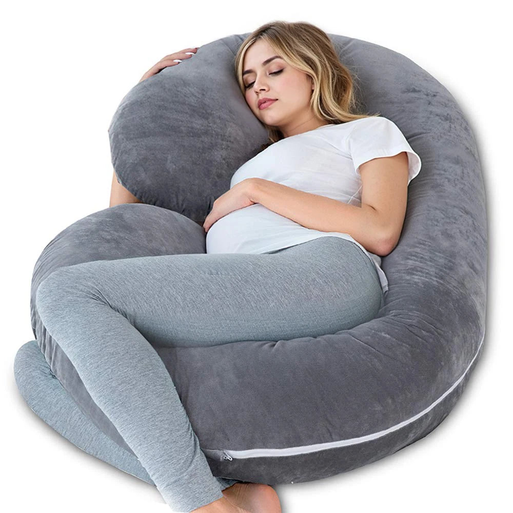 Pregnancy Pillows for Sleeping, G Shaped Full Body Maternity Pillow with Removable Cover - Support for Belly for Pregnant Women