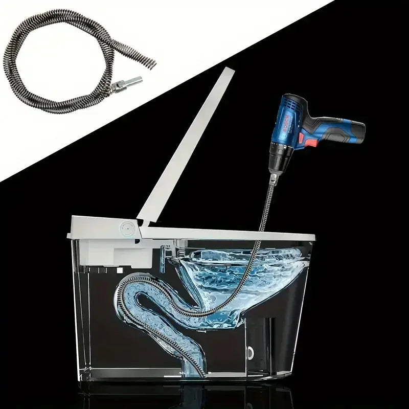 Bathroom Kitchen 1-10M Spring Pipe Sewer Unblocker Pipe Dredging Tool Sinks Basin Pipeline Clogged Remover Tools Drain Cleaner