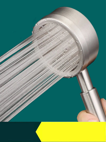 Shower 3 Kit Boosted 5-Speed Large Water Outlet Shower Set Of 3-Piece Household Handheld Large Panel Bathroom Shower