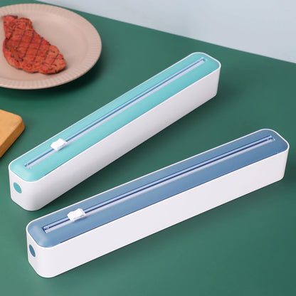 Multi-functional kitchen sealing tool, plastic packaging cutter suitable for cling film, aluminum foil, baking paper, wax paper