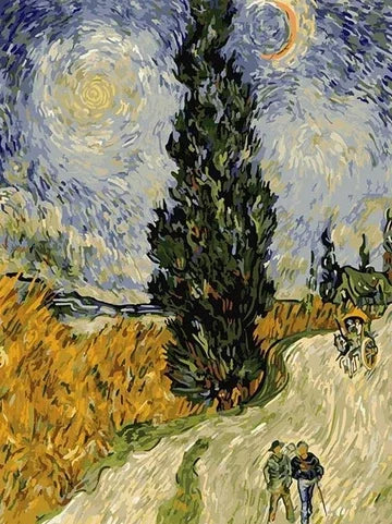 GATYZTORY Van Gogh Oil Painting By Numbers Scenery Paint By Numbers On Canvas Landscape Frameless Home Decor