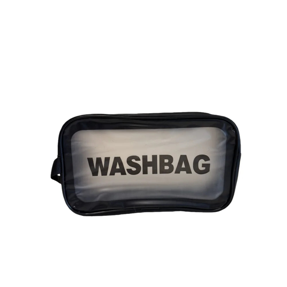 Large Capacity Dust Proof Make Up Storage Handbags Portable Cosmetic Wash Bag PVC Fashion Transparent Travel Bags