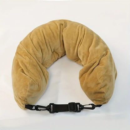 Fillable Travel Neck Pillow Stuff With Clothes Pillowcase Storage Lycra Fabric Waterproof Carry Portable Travel Bag Pillow