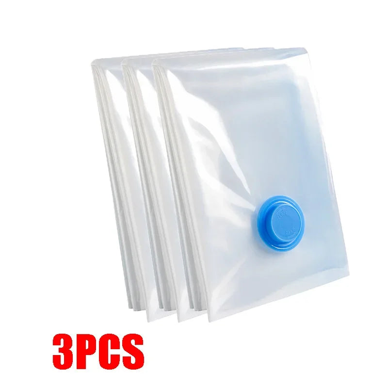 Vacuum Storage Bags For Clothes,Bedding,Space Saving Bags Storage Vacuum Seal Packet,Folding Compressed Organizer Bag