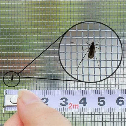 Customizable Size Mosquito Screen Anti-Insect Reusable Mosquito Nets Self-adhesive Black Anti-mosquito Window Screen for windows