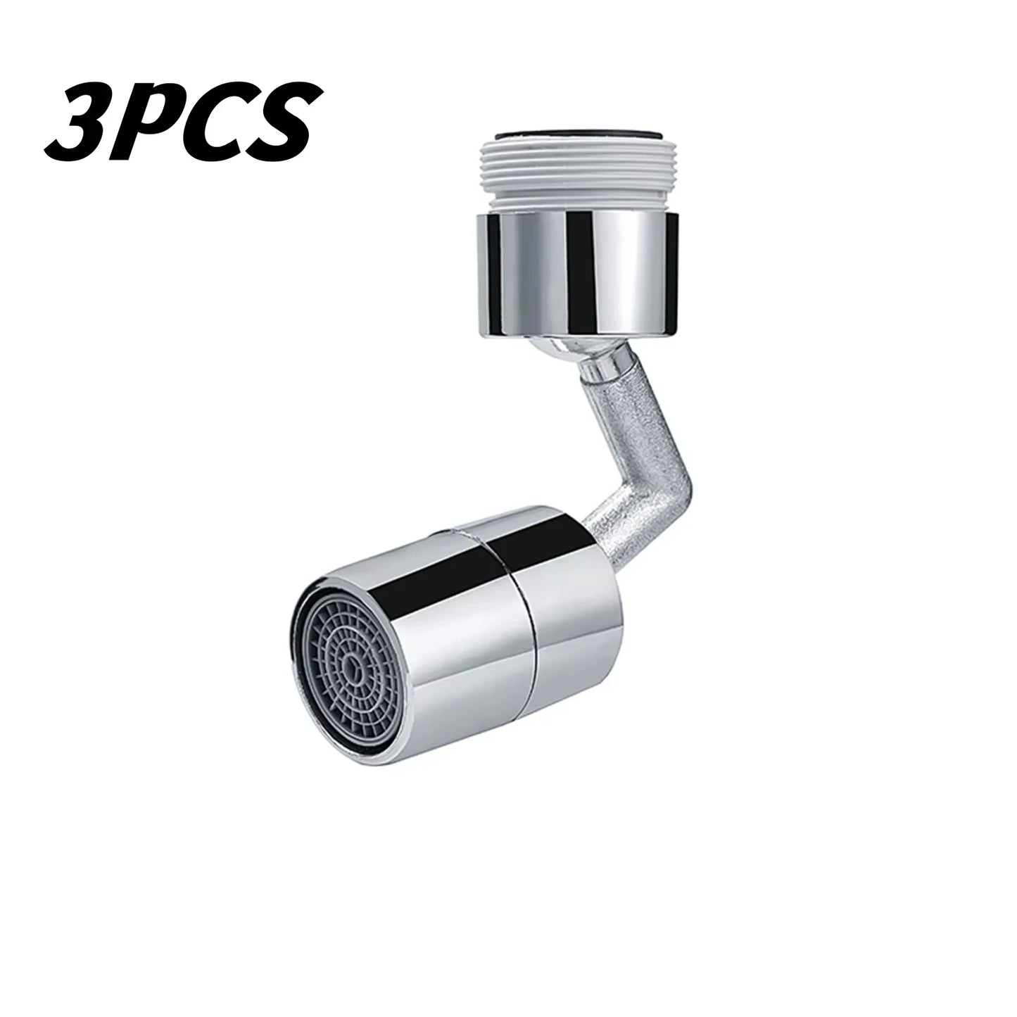 720° Universal Faucet Extender Aerator, Rotating Splash Proof Water Saving Faucet Adapter, ABS Plastic Washbasin Faucet Nozzle f