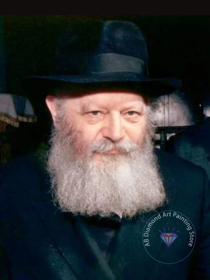 Jewish Rabbi Lubavitch AB Diamond Painting Kit 5D DIY Diamond Embroidery Cross Stitch Handmade Art Gift Crafts Home Decor