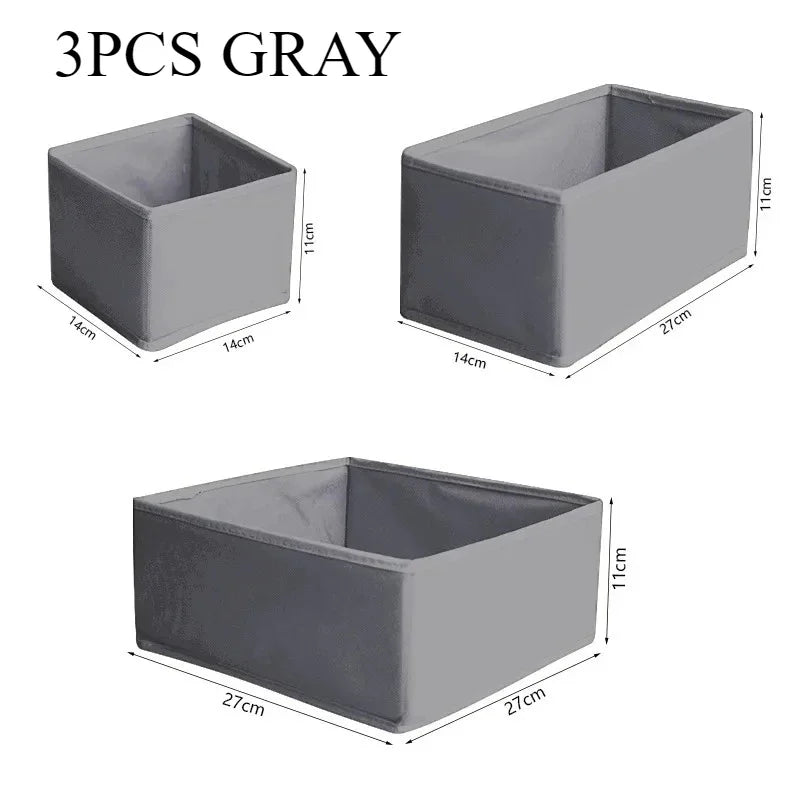 Underwear Organizers Of Cabinets And Drawers Wardrobe Clothes Bra Organizer For Underwear Socks Pants Home Foldable Storage Box