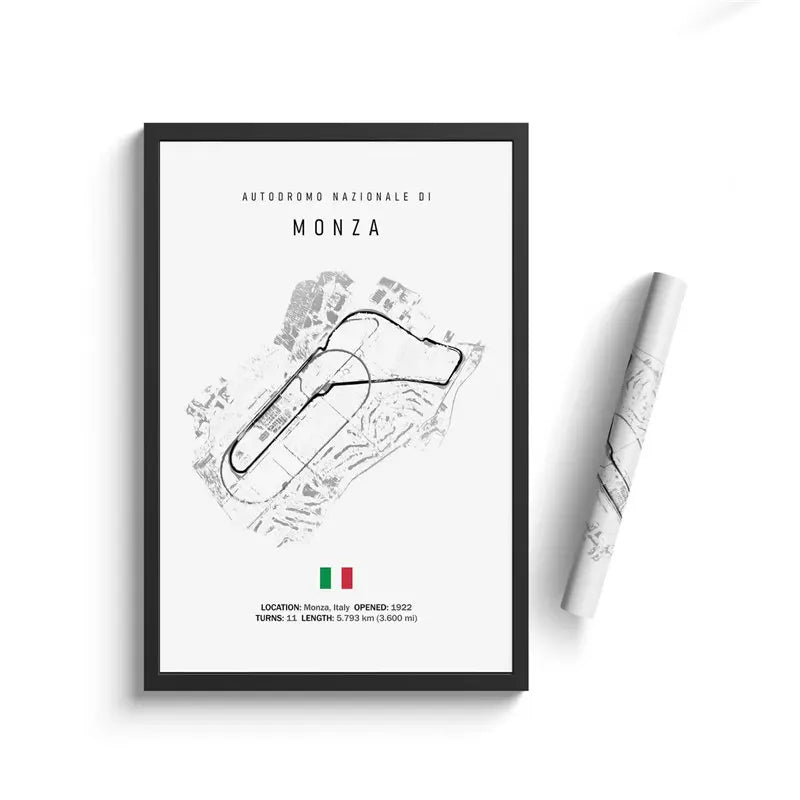 F1 Internationa Track Circuit Canvas Painting F1 Imola Wall Art Nordic Poster Aesthetic Motorsport Race Picture For Home Decor