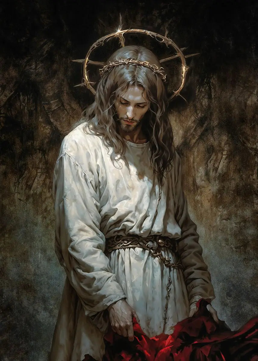 Retro Religion Jesus Walking On Water Lost Lamb Classic Posters Prints Canvas Painting Wall Art Picture Living Room Home Decor